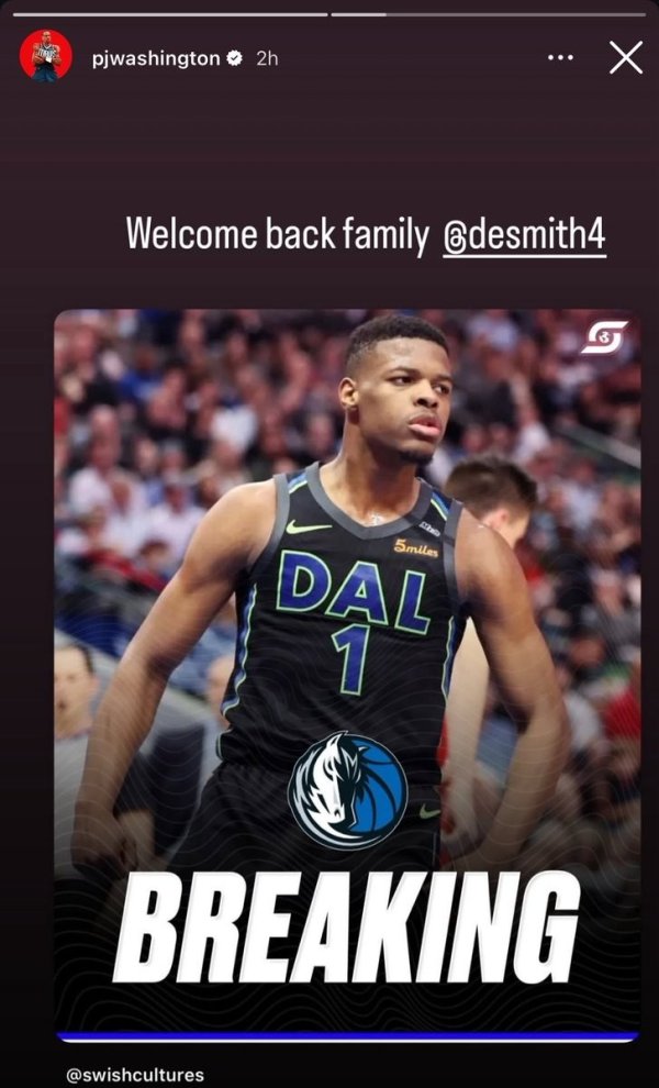 PJ - Washington to Smith Jr.